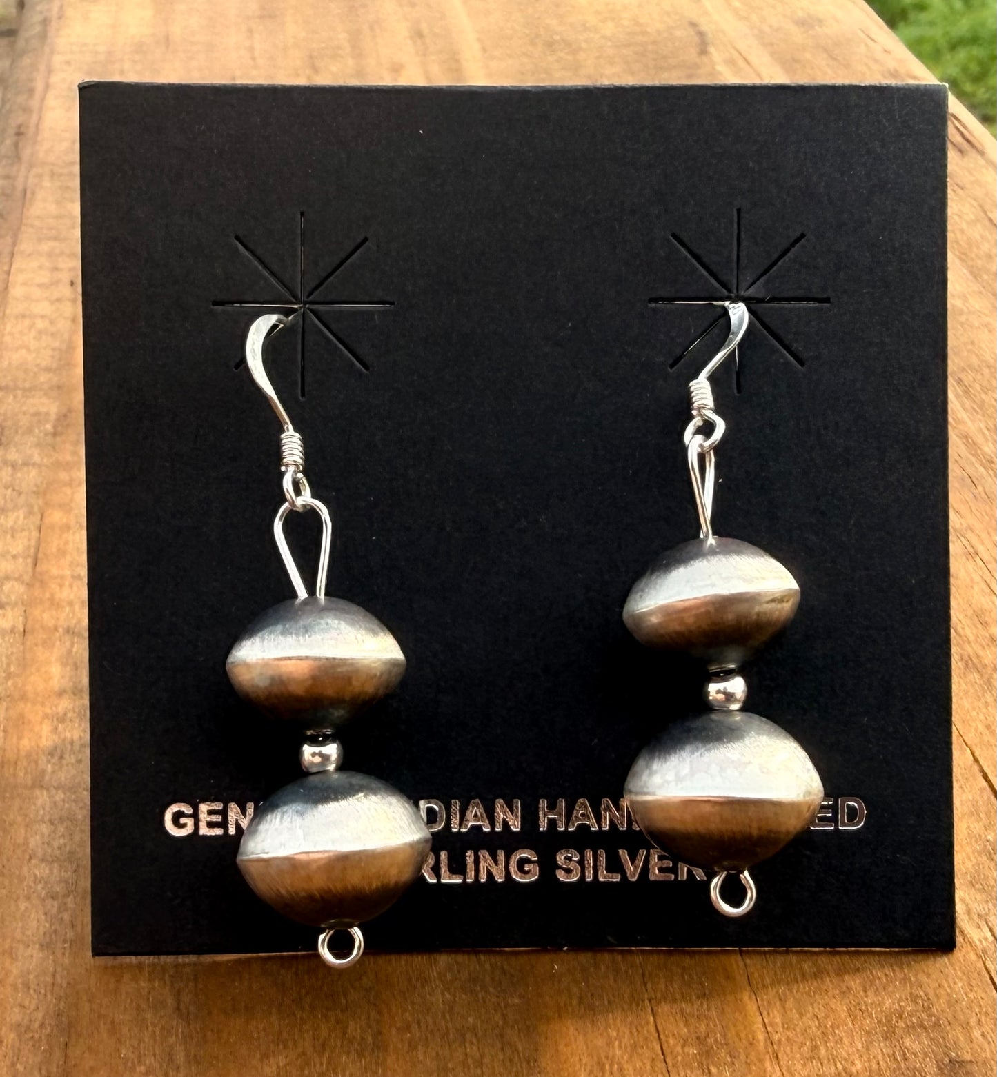 Native made Navajo pearl earrings