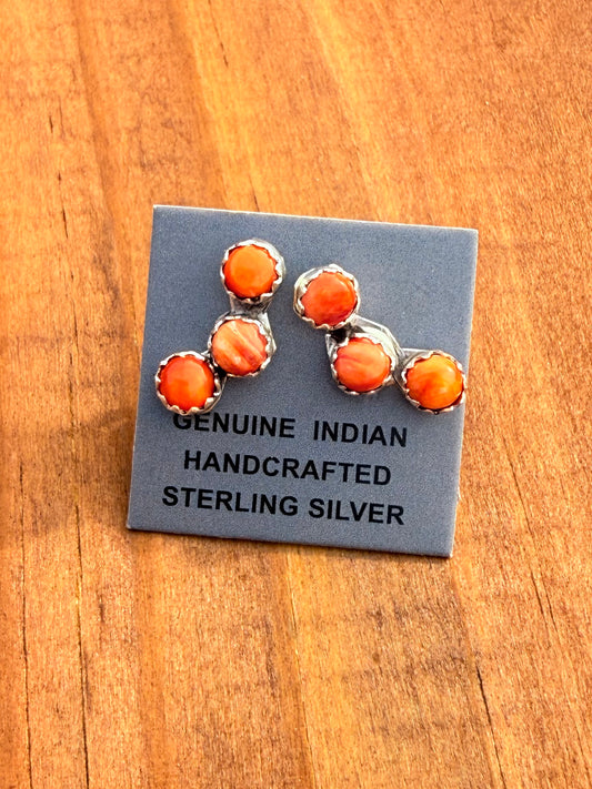 Orange spiny studs native made ￼