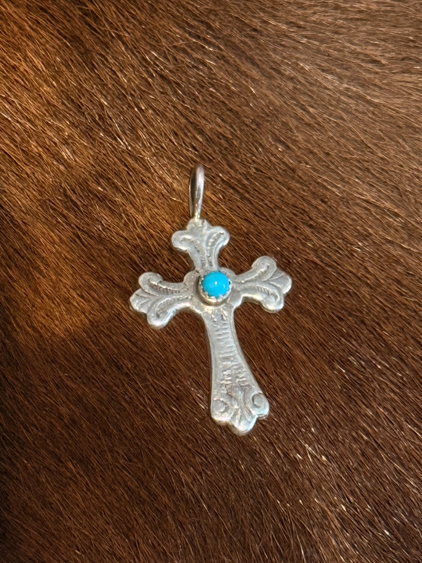 Native cross pendant